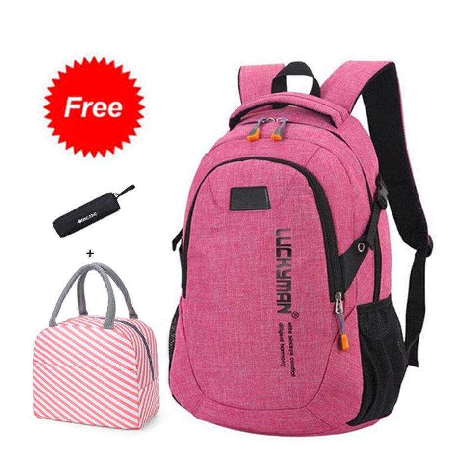 Rucksack für Mädchen freundlicher Schul freundlicher Bookbag Frauen lässig Daypack: Rose rot 0089