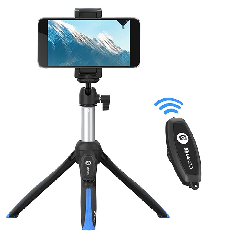 Benro mefoto  mk10 bluetooth selfie stick kolmijalka monopod 3 in 1 omakuva iphonelle huawei samsung gopro 7 6 5: Uusi malli
