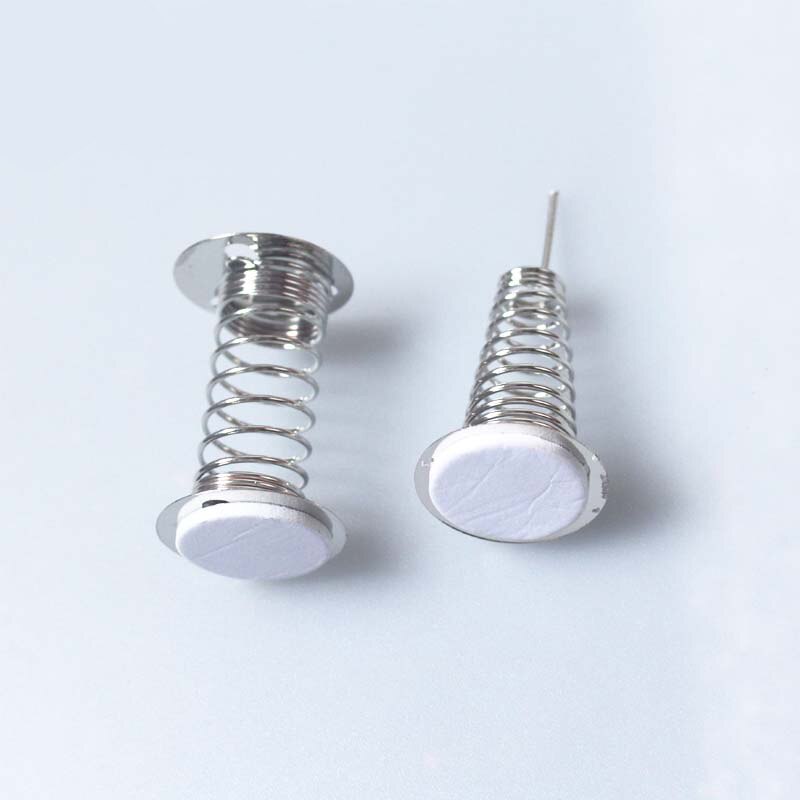 Stainless steel spring base bottom with adhesive light clay model accessories tip head and flat head two styles