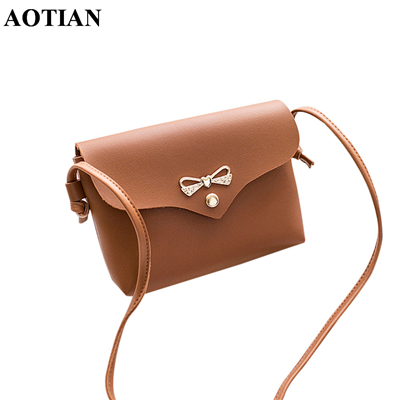 AOTIAN Vintage Bogen Kleine Handtaschen Frauen Abend Kupplung Damen Mobilen Geldbörse Schulter Messenger Cross body Taschen Kleine Kupplung A30: Brown