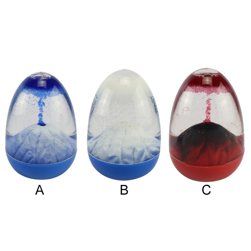 Volcano Hourglass Liquid Sand Clock Watch Desktop Ornaments Sandglass Timer Christmas decoration for Home Kids Timing Xmas