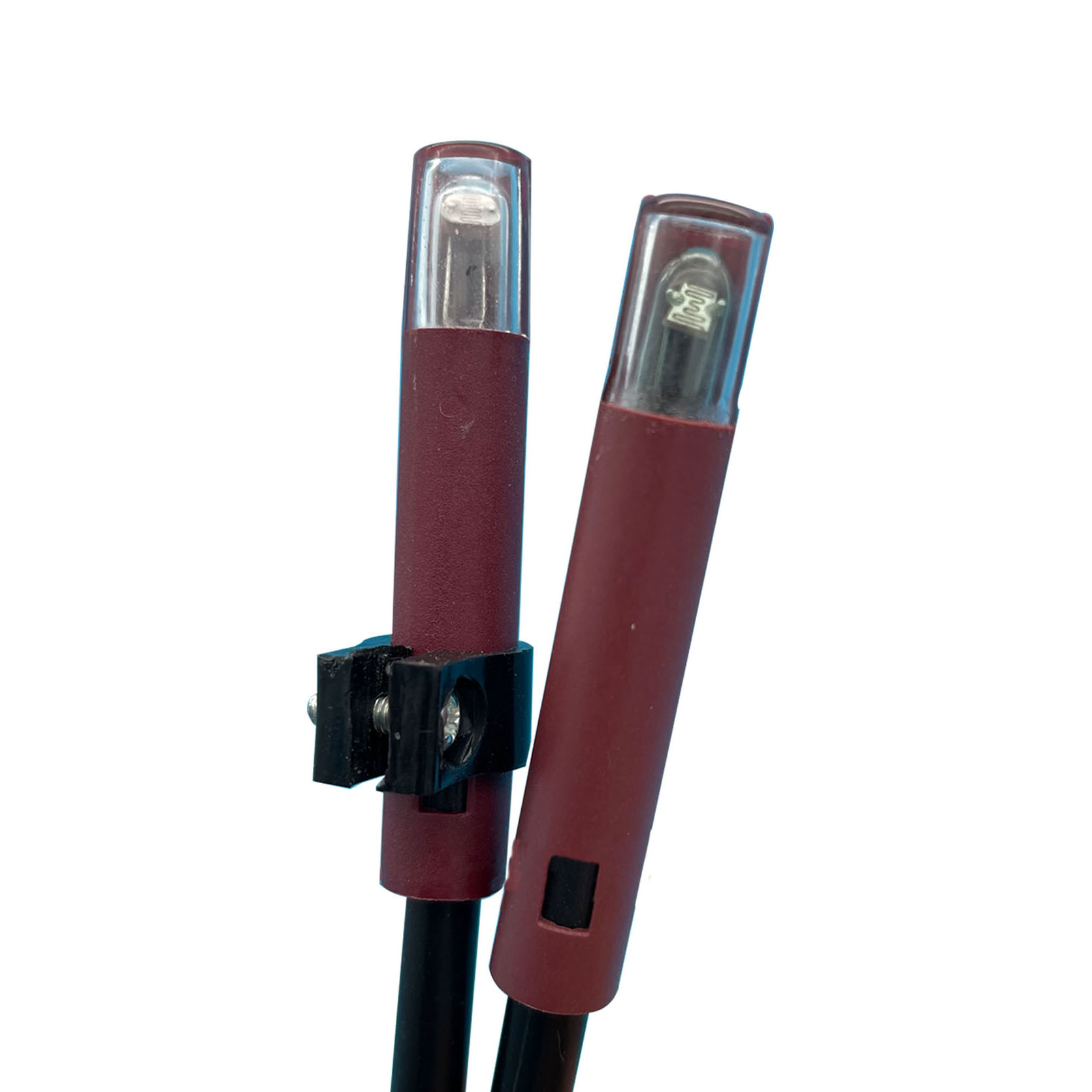 QRB1 Flame Detector Glass Bubble High Sensitive Flame Sensor Red Photosensitive Electric Eye for Diesel Burner Fire Detection