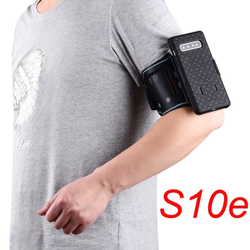 Funda deportiva para el brazo para Samsung Galaxy S10, 5g, S10 + Plus, S10E, Note 8, 9, 10 +, funda para gimnasio, correr, soporte para teléfono, funda para brazalete: S10e Armband