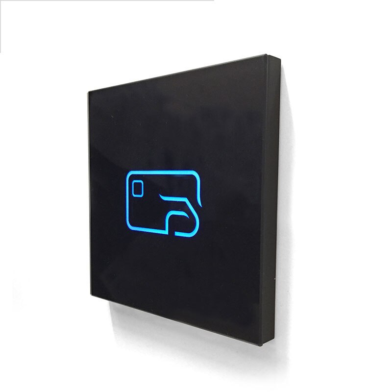 tempered glass Dual Frequency RFID 125 khz-1356 mhz nfc reader wiegand access control reader +IC nfc tag/ ID key tag