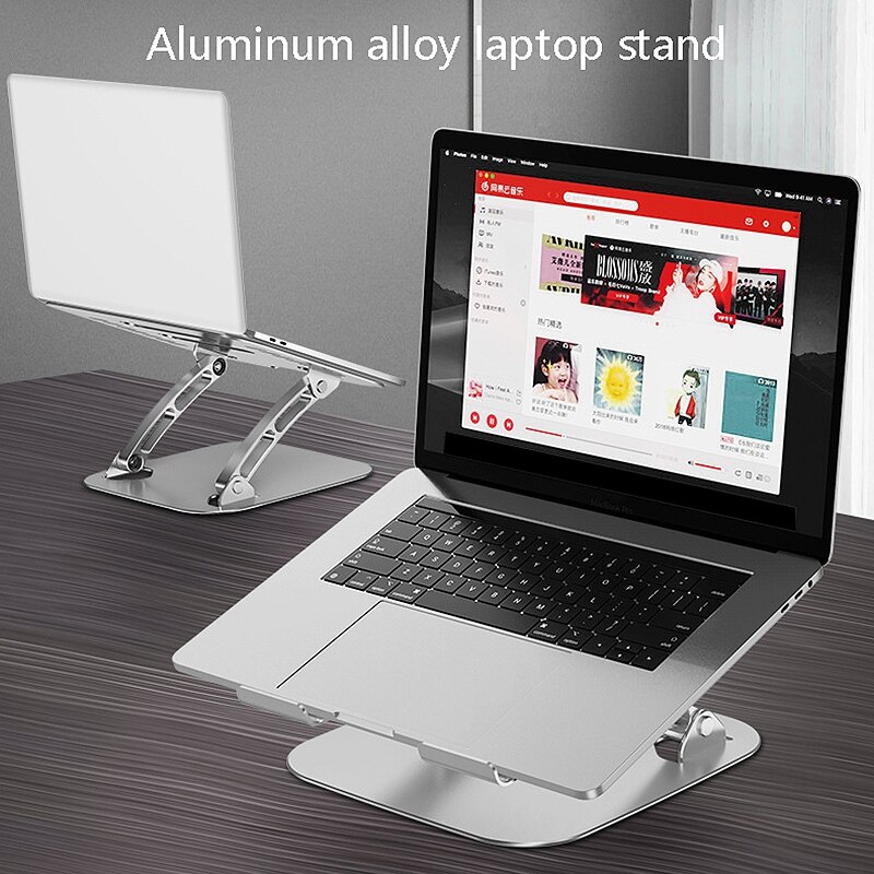 Aluminum Alloy Laptop Stand, Lift Stand Can Be Adjusted At Any Angle to Fold Portable Tablet Cooling Stand