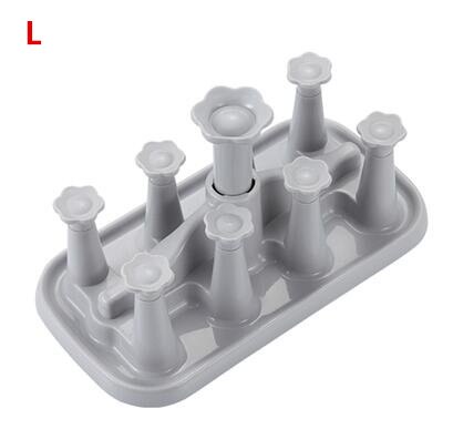 Bloem plastic beker opbergrek bekerhouder huishoudelijke glazen mok lekbak babyfleshouder standaard plank: I