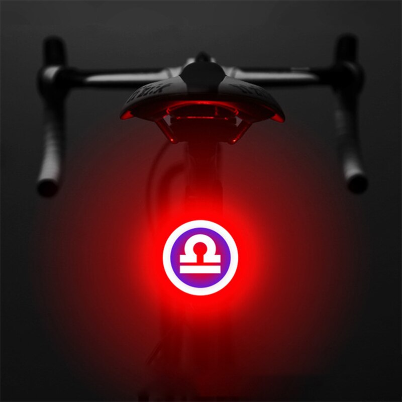 Bicycle Light USB Charge Multi Lighting Modes Led Bike Light Flash Tail Rear Bicycle Lights for Mountains Bike Seatpost: Libra