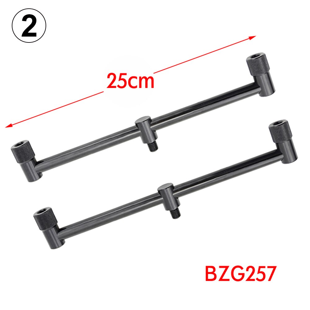 Carp Fishing Buzz Bars 20cm 30cm Fishing Rod Pod Holder Black Buzzer Bar for 2 Rods: 2x BZG257