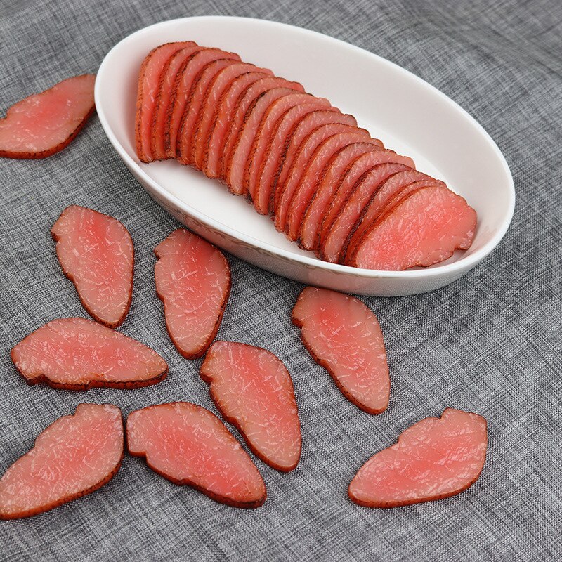 Künstliche Lebensmittel PVC Simulation Wurst Scheiben Geschnitten schinken Hotdog Requisiten Lebensmittel Dekorative Spielzeug Lebensmittel Modell