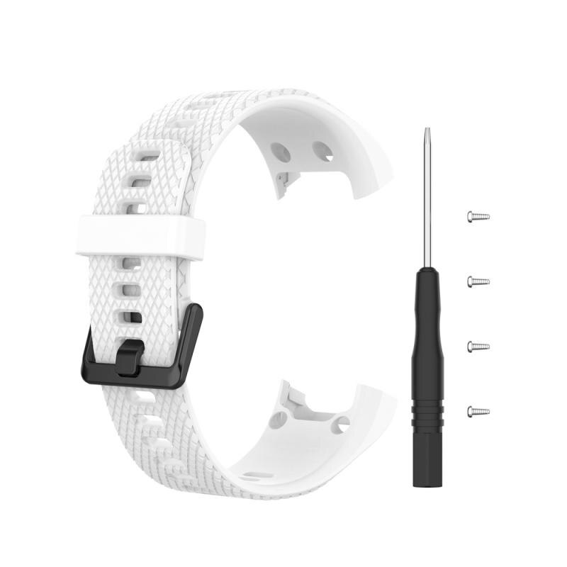Voor Garmin Vivosmart Hr Band Siliconen Horloge Band Voor Garmin Vivo Smart Hr Smart Polsband Sport Armband Fitness Tracker: white