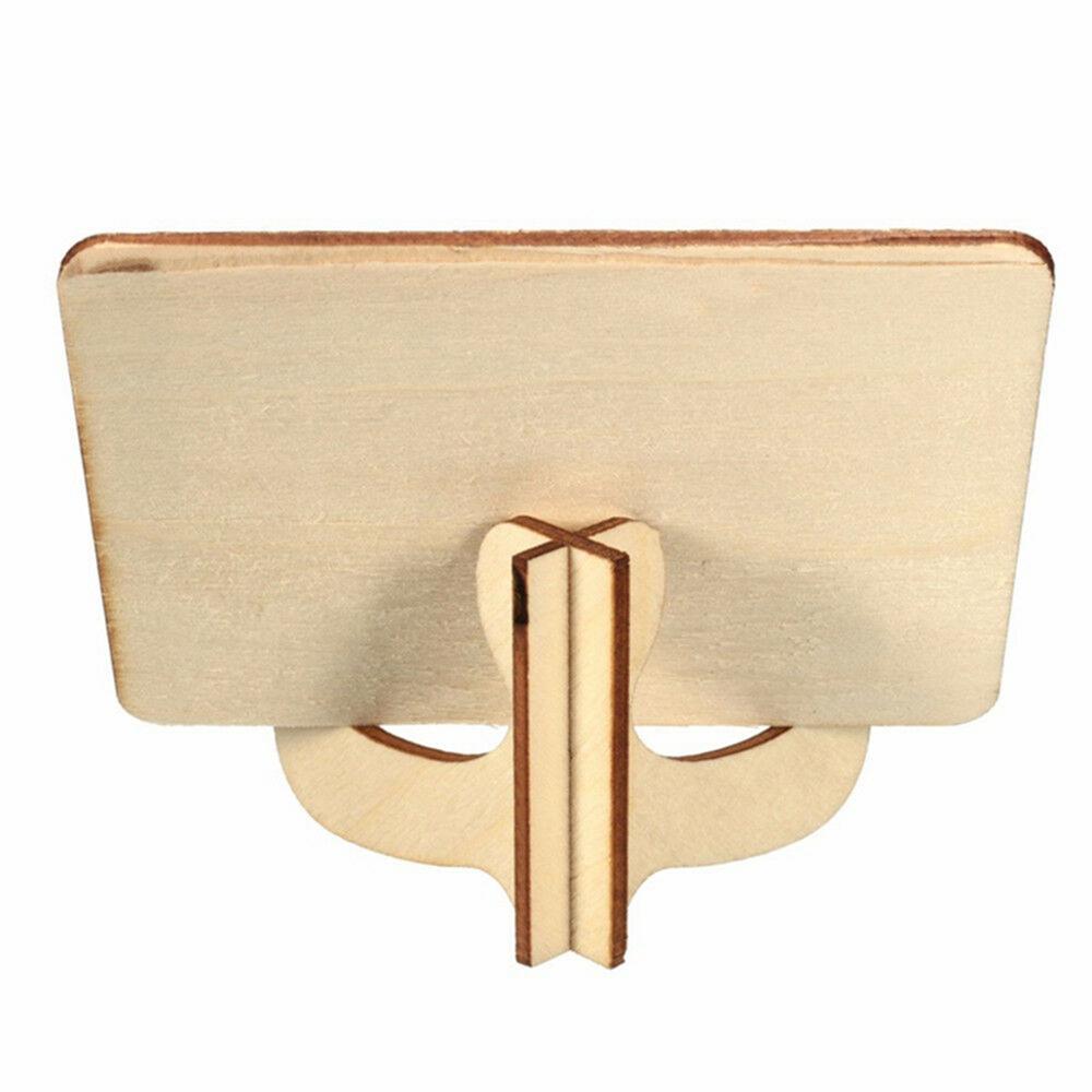 Mini træ besked tavle tavle med stativ lille sort opslagstavle bryllup hjemmekontor indretning forsyninger