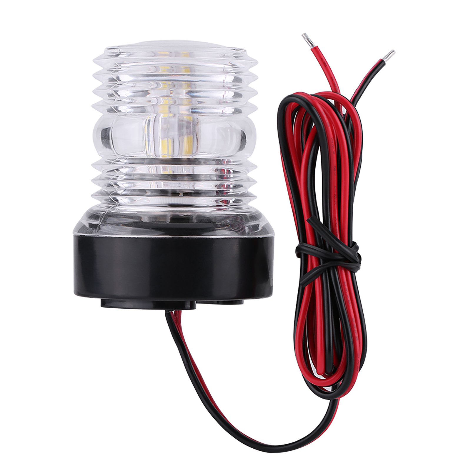 Marin ankarlampa 12v marin båt yachtnavigering allround 360 ° vit led ankarlampa vattentät yachtnavigeringslampa