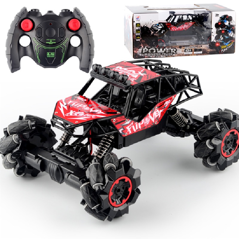 Agnicy Vier-Wiel 1:14 Drive Vibrato 360 ° Roterende Drift Klimmen Off-Road Voertuig 2.4G Afstandsbediening speelgoed Dirt Bike