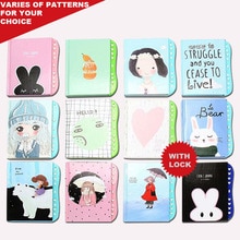 Kids Diary with Lock School Diary Children's Small Diary Notebook with a Lock