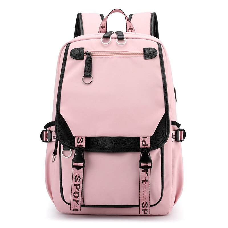 Kinderen Schooltassen Voor Meisjes Kinderen Boek Tas Leuke Roze Rugzak Meisje Waterdichte Grote School Rugzak Voor Tiener Sac mochila: pink