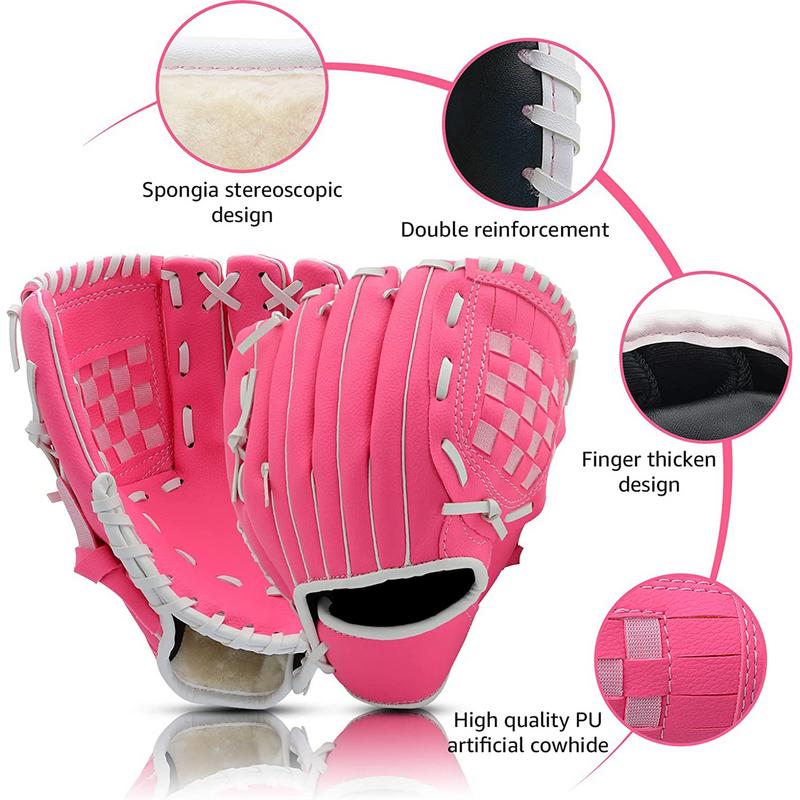 Guanto da Baseball per sport all'aria aperta attrezzatura da pratica per Softball 10.5/11.5/12.5 pollici mano sinistra per bambini/adulti uomo donna allenamento