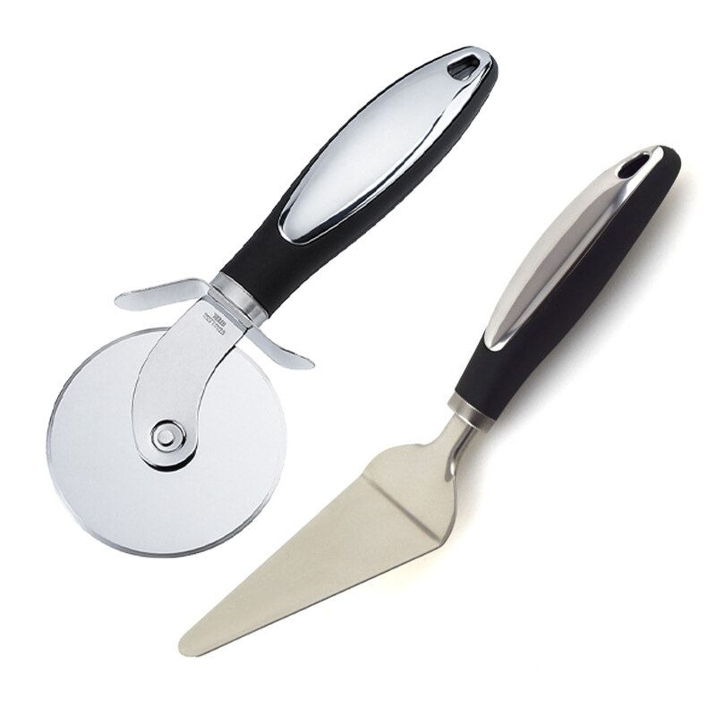 Premium Pizza Cutter Wheel Stainless Steel Super Sharp Pizza Slicer with Non Slip Handle Easy To Cut and Clean Kitchen Gadget 45: AB