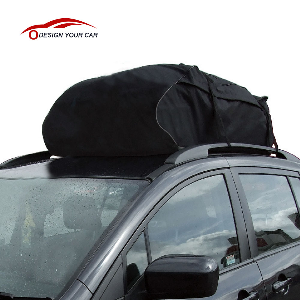 Universal bil tag top bagageholder laste bagage opbevaring rejse vandtæt touring suv van