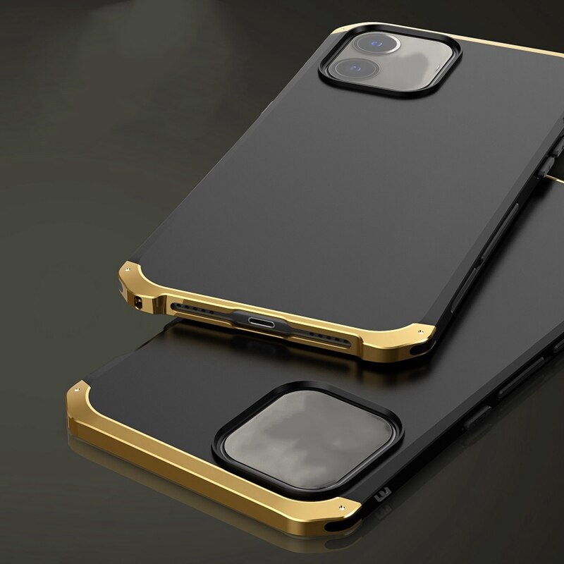 Phone Case for Apple iPhone 12 Pro - Metal Frame, 3-Section Design, Protective Shell