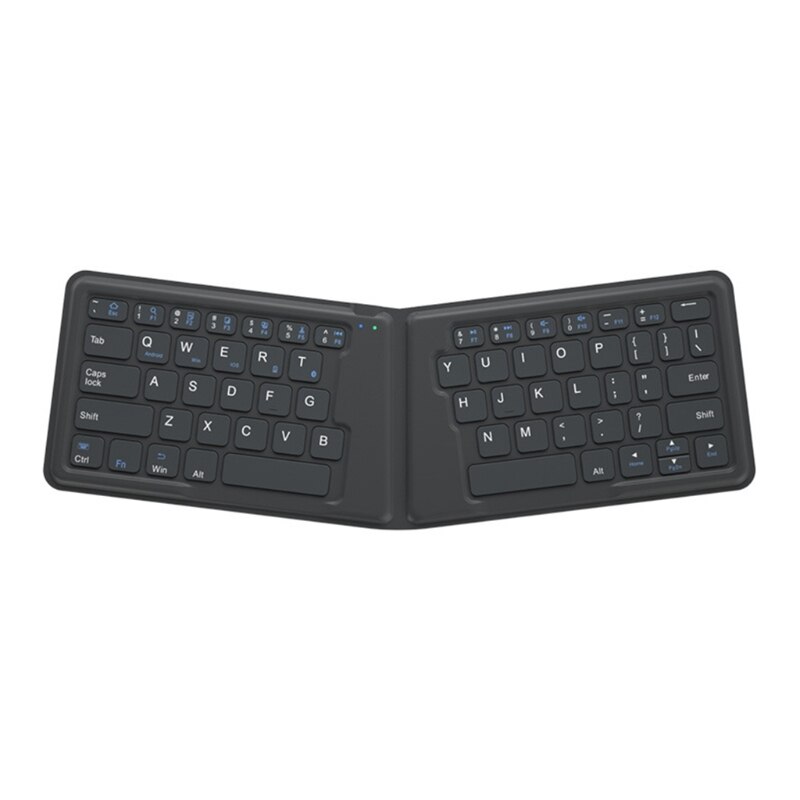 Universal Tragbare Leder Falten Mini Bluetooth Tastatur Faltbare Drahtlose Tastatur für iPhone Android Telefon Tablet iPad PC: Default Title