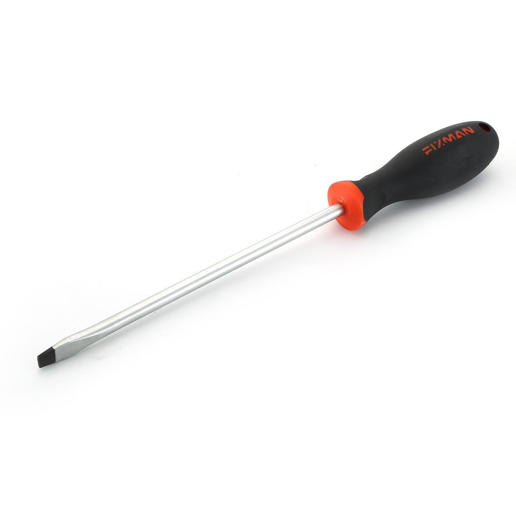 Destornillador multiusos D0205 con aislamiento PP, herramienta de reparación de destornilladores con mango tipo cruzado: Slotted screwdriver