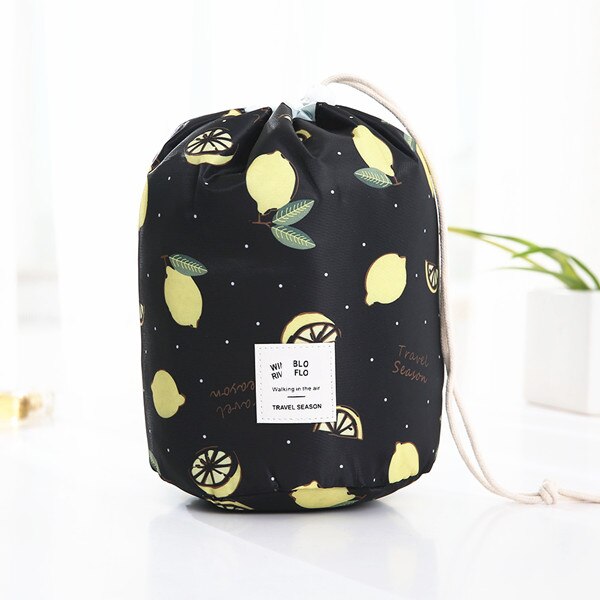 Portable drawstring Cosmetic Bag Women Travel Necessarie Make up Organizer Female Toiletry Kit Case Makeup Wash Storage Pouch: AA