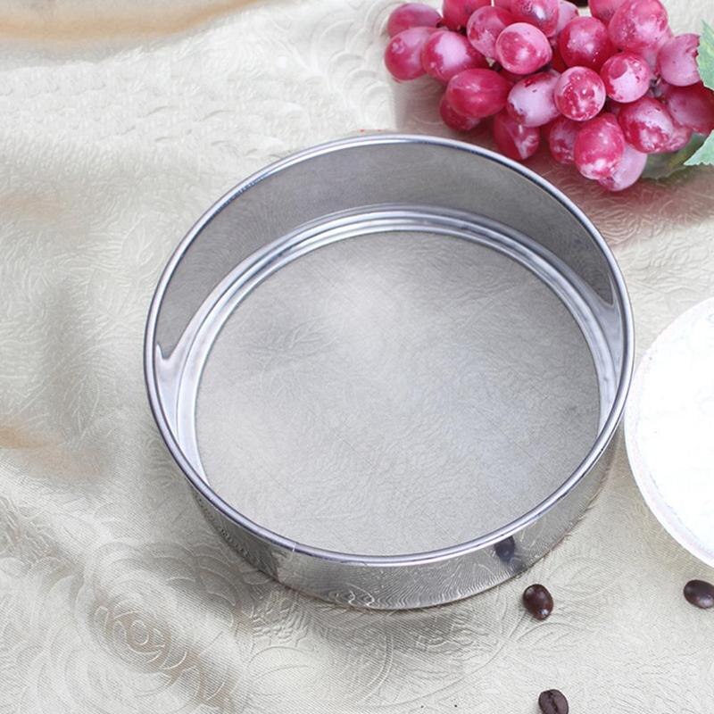 Stainless Steel Wire Fine Mesh Oil Strainer CHW9928 Flour Kitchen Tools DIY Sifter Sieve Colanders Q2W5