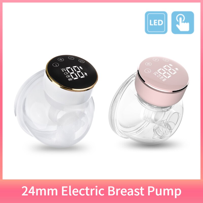 Tragbare Elektrische Brust Pumpe 24mm Tragbare Hände-freies Milch Pumpe Ultra-ruhigen 3 Modi &Ampere; 9 Ebenen 180ML Kapazität mit LED-bildschirm