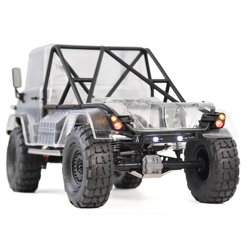 RC Car Grille & Taillight Cover Set - for Axial SCX10 II UMG10 4x4/6x6 - Plastic DIY Parts