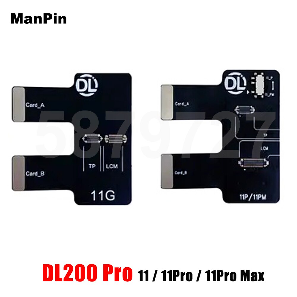 Testeur d&#39;écran LCD DL200 Pro, pour iPhone 12 Mini MAX 11 XS XR 8 7 6S Plus, Huawei iWatch, True Tone, test tactile 3D: 11 versions