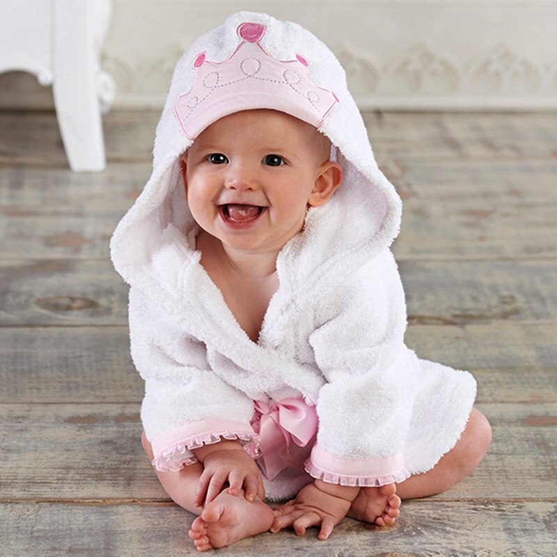 2022 Winter Toddler Baby Bathrobe Children&#39;s Home Wear Clothes For Boys Girls Fleece Cute Cartoon Pattern Sleepwear Clothing: hg