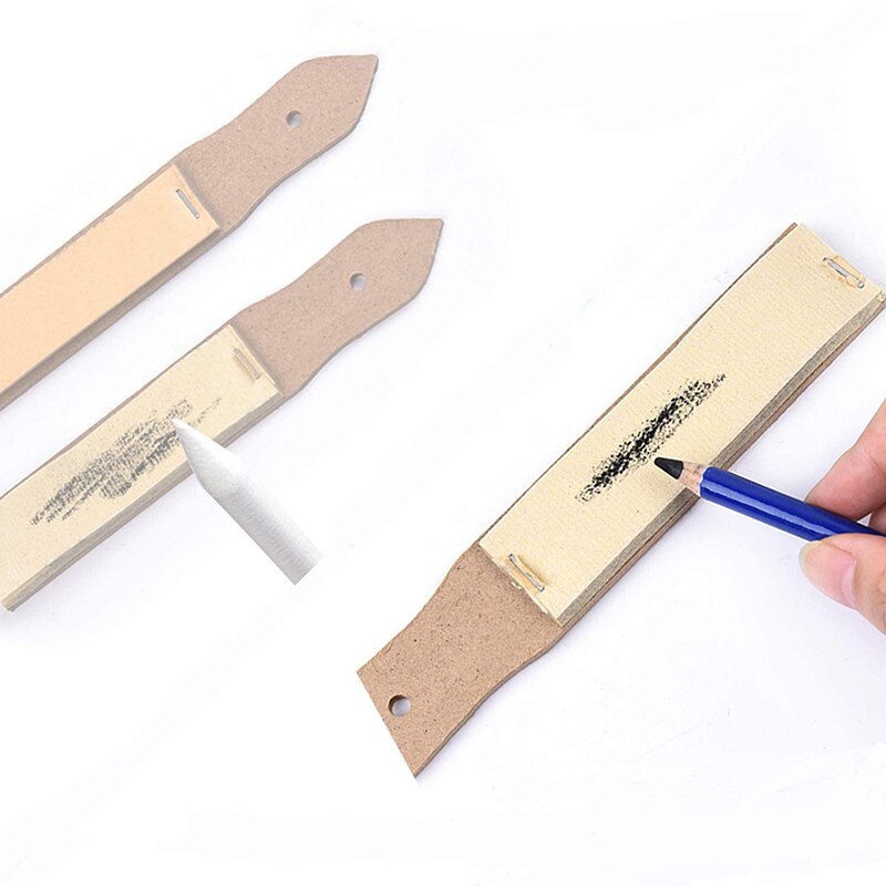 Sketch Paper Sandpaper Pencil Sharpen Drawing Sketch Pen Blending Smudge Stump Stick Tortillon Art Drawing Pen Tool 15pc/Set