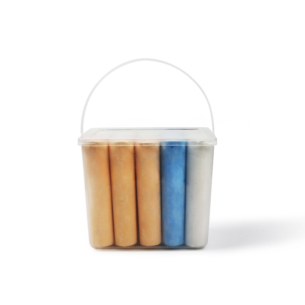 Jumbo Chalk Durable 20 Pcs/Box Sidewalk Chalk Bright Colors Dust-free Chalks for Street Chalkboards Playground: Default Title