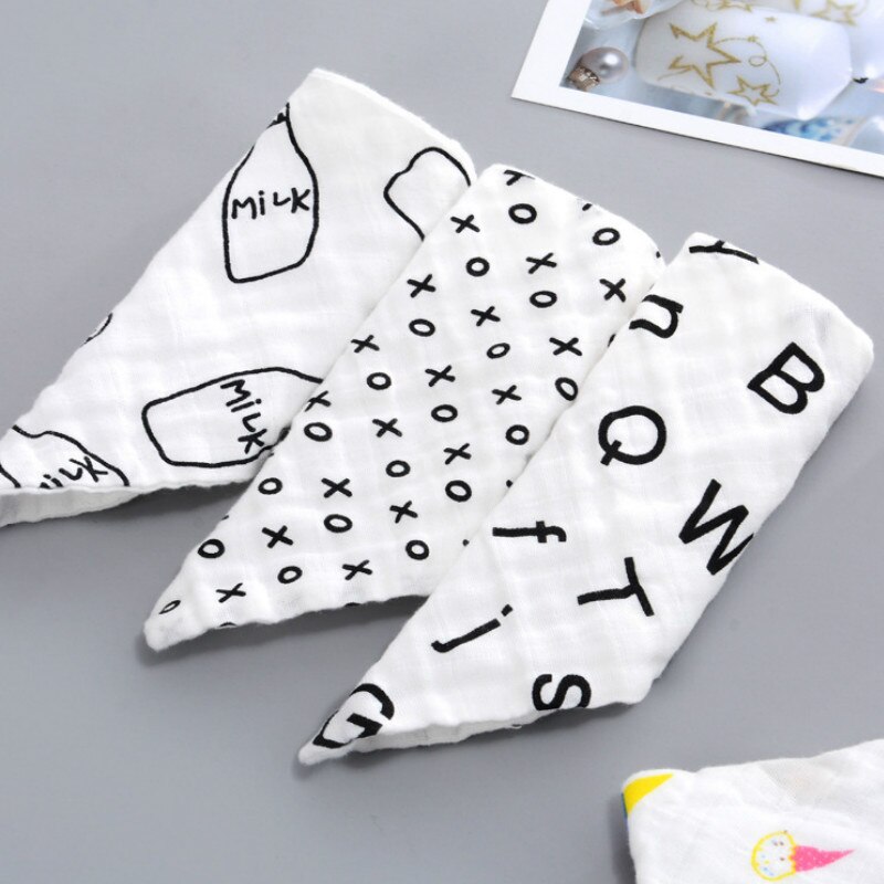 Baby Lätzchen Junge Mädchen Bandana Wasser Absorbieren Lätzchen Spuck Tuch Dreieck Baumwolle Baby Schal Rülpsen Baby Weihnachten Zubehör