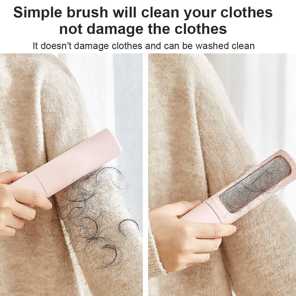 1pc Static Brush Pet Hair Lint Remover Float Fur Cleaning Brushes Reusable Roller Device Dust Brush Electrostatic Dust Cleaner