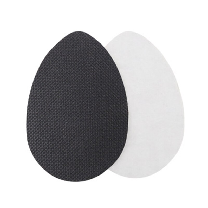Siliconen Schoenzool Anti-Slip Sticker Zool Pad Hoge Hakken Zool Voorvoet Antislip Pad BUTT666: Black
