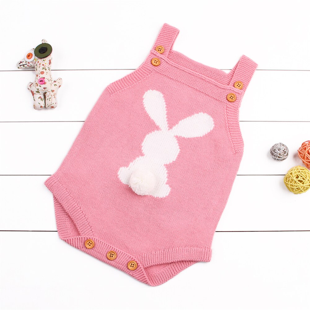 Leuke Bunny Kids Baby Meisje Jongen Breien Romper