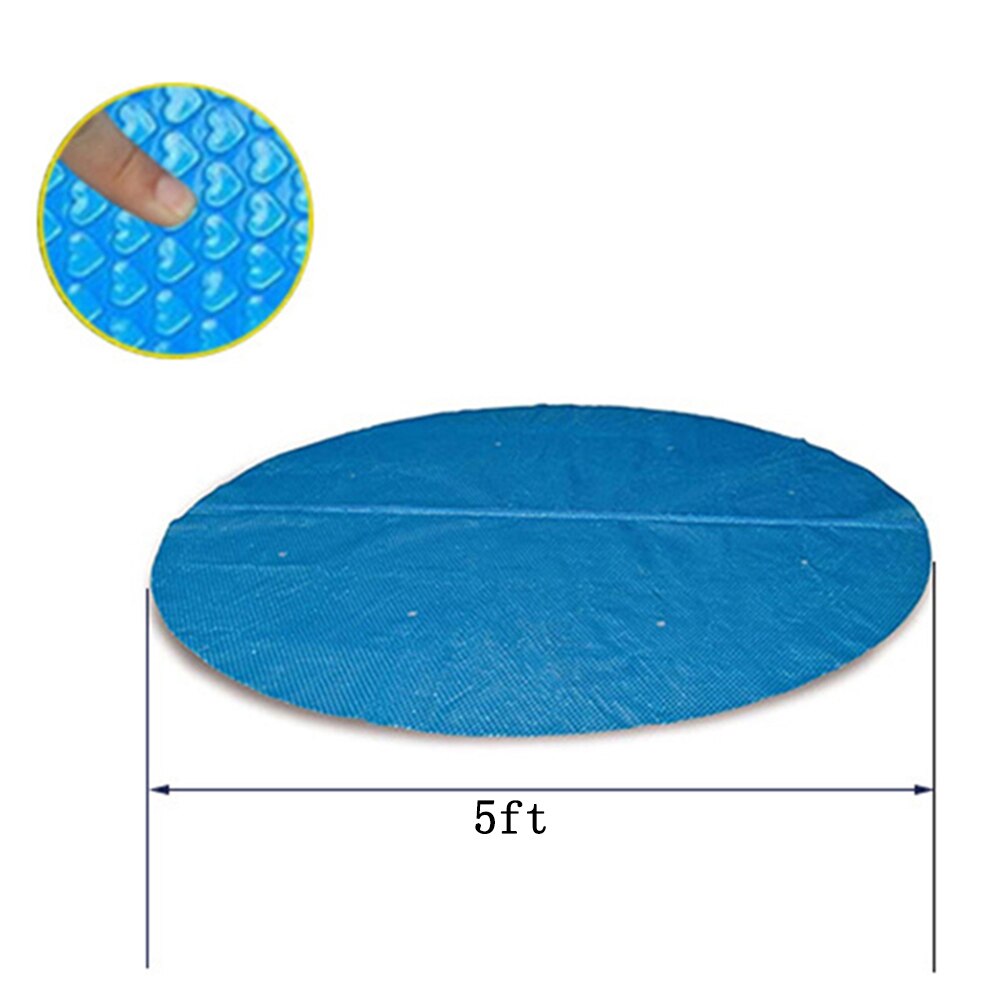 Round Pool Cover Solar Protector for Home Above Ground Protection Swimming Pool Summer N66: Yellow