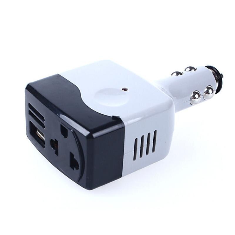 220v spännings strömväxelriktare omvandlare usb-laddare bil  dc 12-24v till växelström auto bil spänningsomvandlare bil elektronik tillbehör