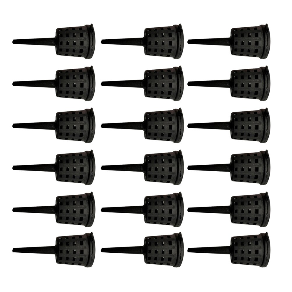 100pcs Fertilizer Baskets Portable Plastic Fertilizer Box Plant Fertilizer Container with Lids: Default Title