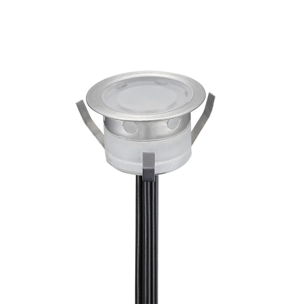 Diameter 40mm ip67 led havebelysning 0.4w led terrassebelægning lampe landskab lysning lav sikker spænding  dc12v