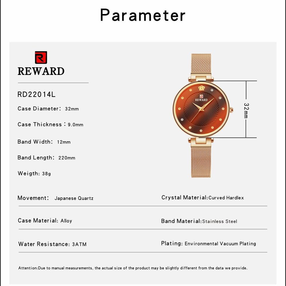 Belønning ur kvinder multifarve spejl ure quartz ure dame rustfrit stål vandtæt armbåndsur simpelt pige ur