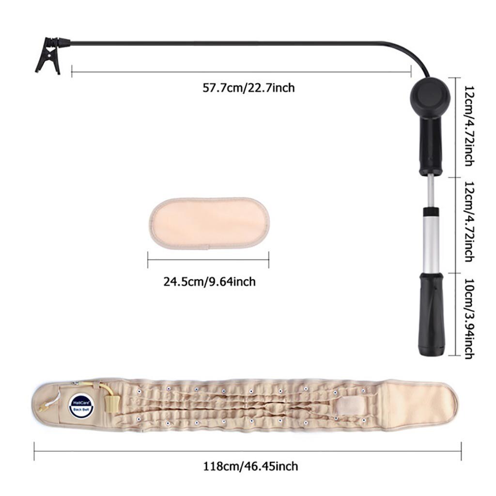 Cinturón Lumbar alivio fatiga y dolor cinturón de descompresión tirantes para espalda Lumbar soporte extensor alivio del dolor cintura Trainer A6