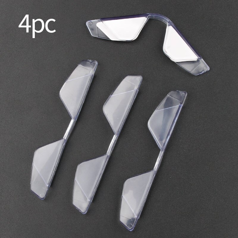 4pcs Universal Car Door Edge Guards Protector Bumper Car Anti-collision Strips PVC Sticker Auto Scratch Protection Moulding Side: Transparent 4pcs