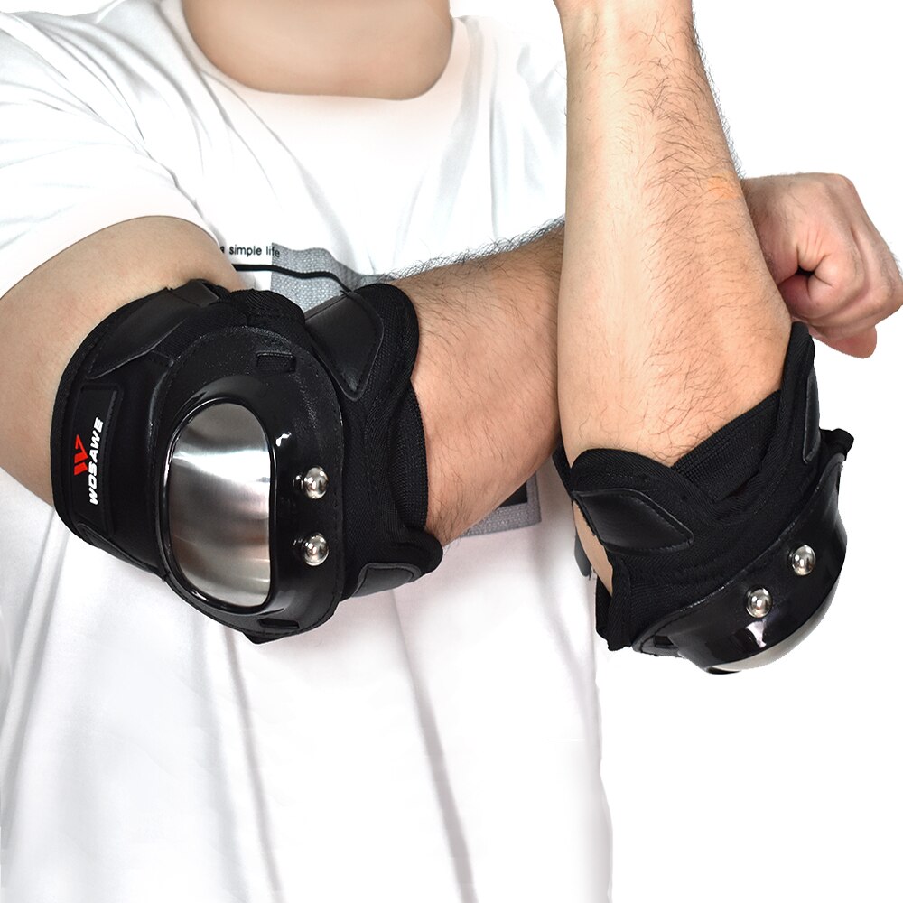 Wosawe kort hårt skal motorcykel knäskydd mtb skyddsutrustning off road hockey rull snowboard skid armbåge knäskydd kostym