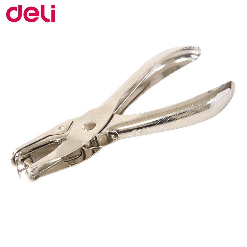 deli 0114 keypunch punch single hole full metal manual punch