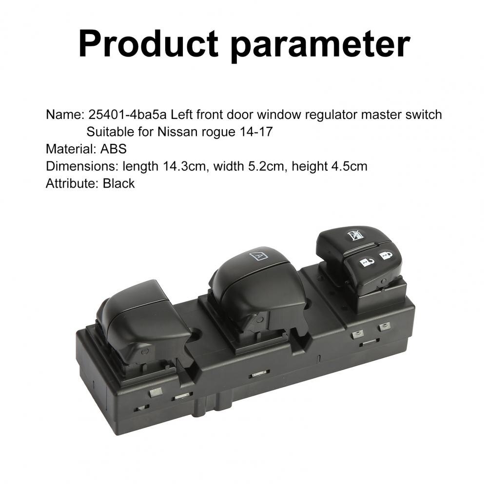 Professionele Draagbare Auto Linker Voordeur Glas Window Master Switch 25401-4BA5A Voor Nissan Rogue 14-17 Auto Accessoires Goederen