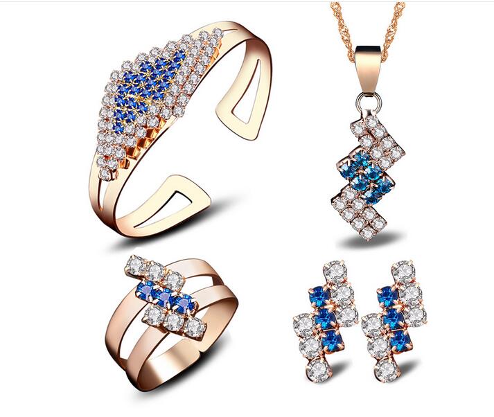 Brincos uloveido conjuntos de alta qualidade, para colar com pingentes de cristal gema, pulseira anel brinco liga cor bts diy gargantilha