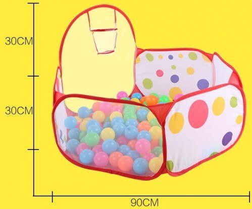 90 Cm/120 Cm/150 Cm Opvouwbare Kinderen Veilig Indoor Ballenbad Spelen Tent Veiligheid Mesh Baby Kinderbox baby Spelen Speelgoed Tent: 90cm