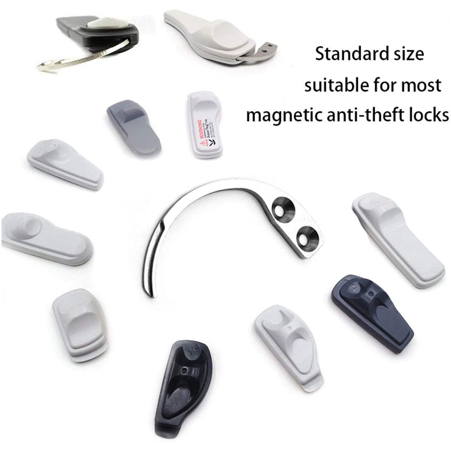 Portable Hook Key Detacher Security Tag Detacher Alarm Key Hook Detacher EAS System Securtiy Key For Clothes Alarm Remover A